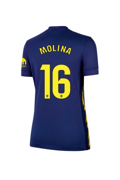 Atletico Madrid Nahuel Molina #16 Jalkapallovaatteet Naisten Vieraspaita 2025-26 Lyhythihainen Atletico Madrid Nahuel Molina #16 Jalkapallovaatteet Naisten Vieraspaita 2025-26 Lyhythihainen